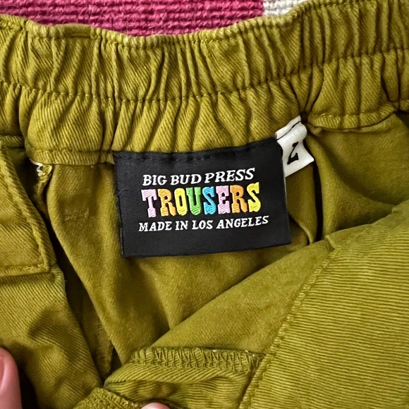 Big Bud Press Trousers - size L, olive green - Picture 4 of 6